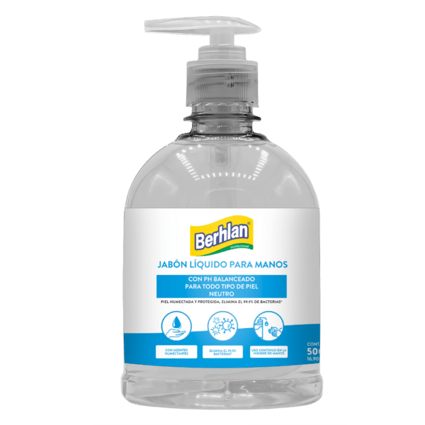 Jabón antibacterial Berhlan Neutro