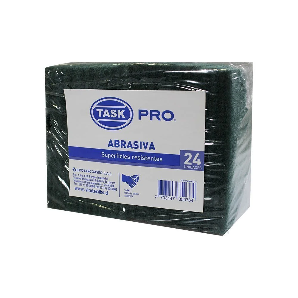 Esponja abrasiva Task Pro Verde x und