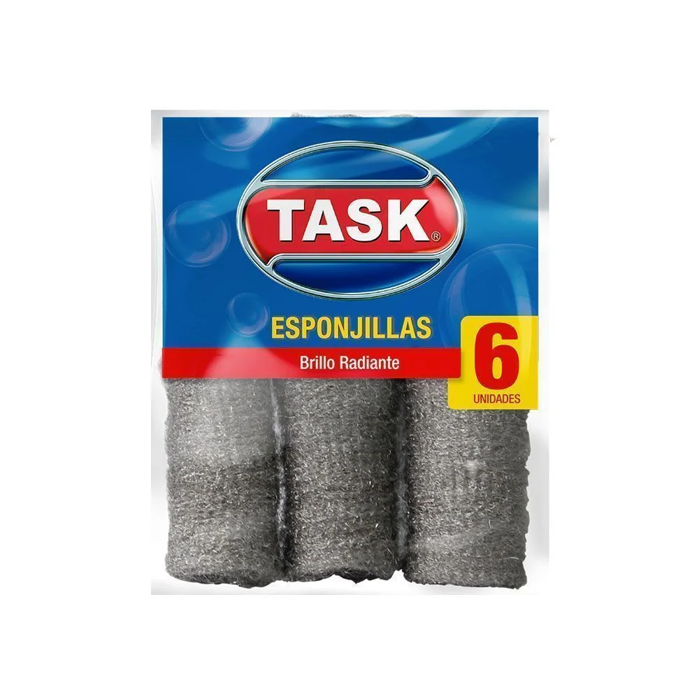 Esponja brillo Task x 6UND