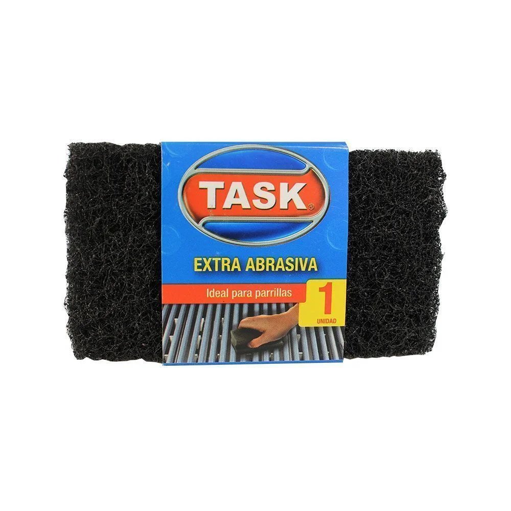Esponja parrilla abrasiva Task Negra
