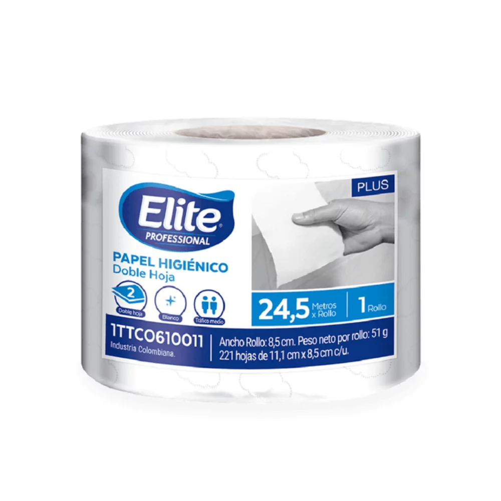 Papel higienico elite paca x 30 rollos 24.5 MTS