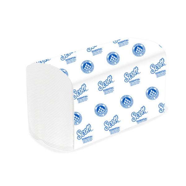 Toalla en z blanca Scott paquete x 150