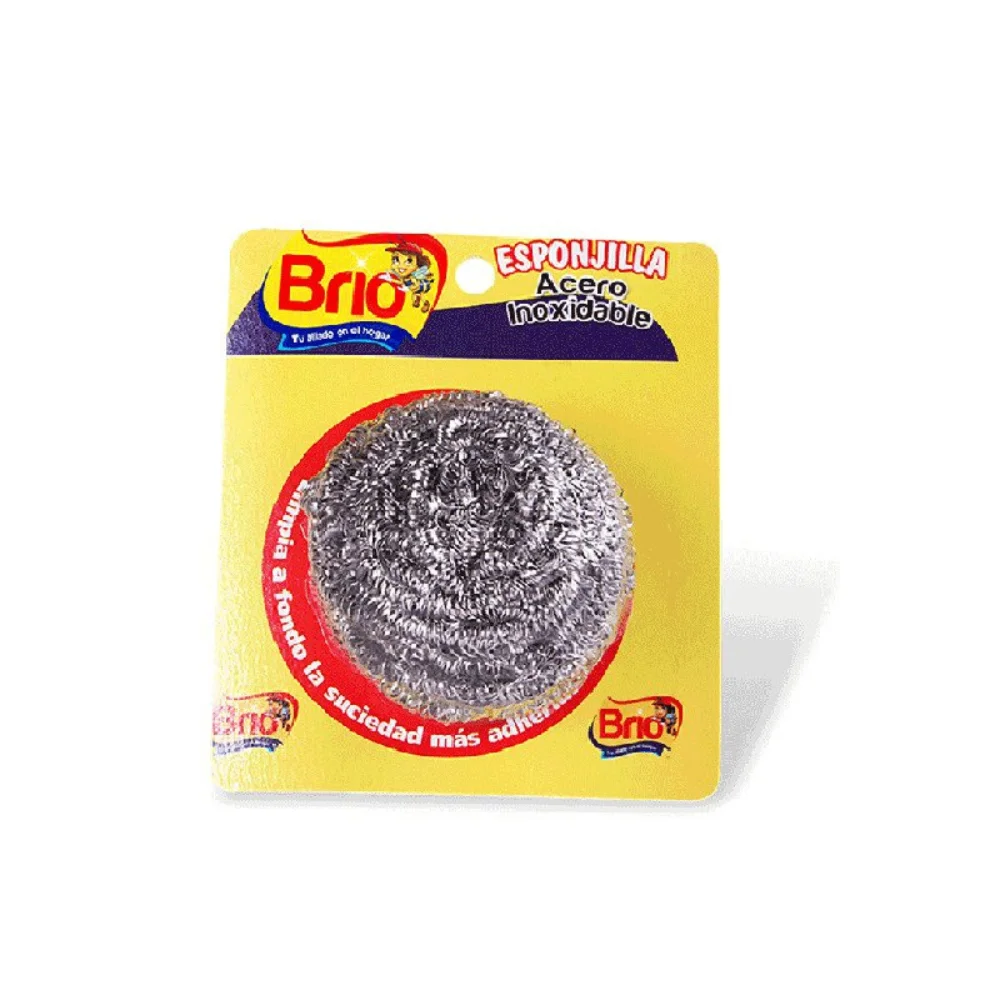 Esponja acero inoxidable Brio