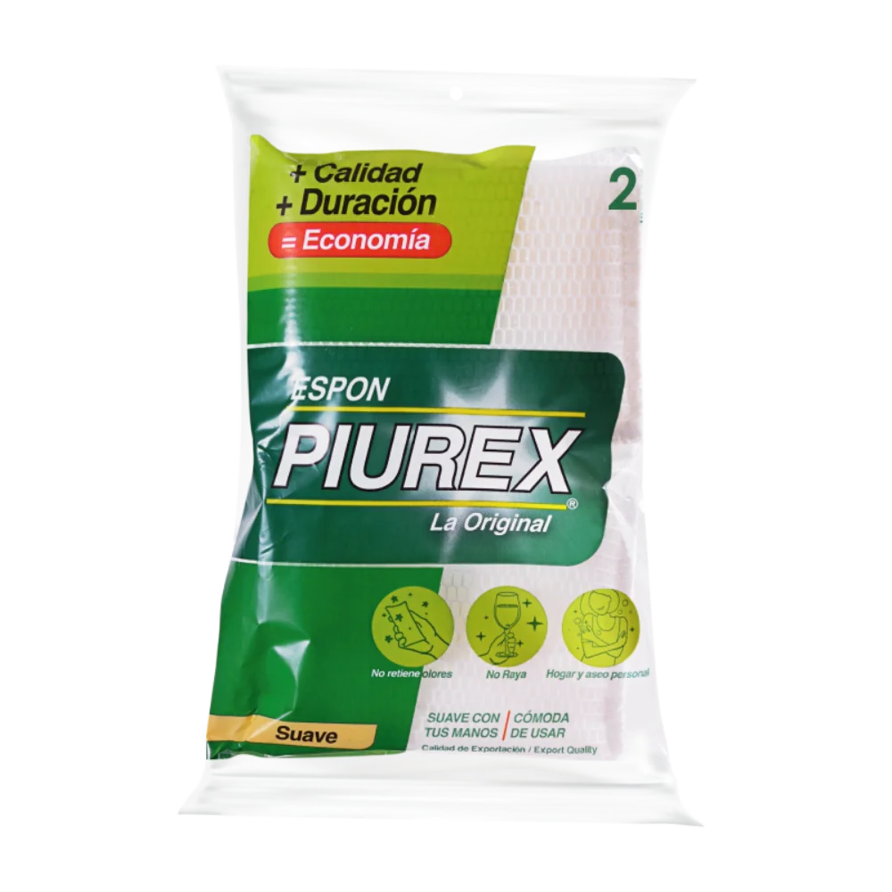 Esponja malla Piurex x 2 und
