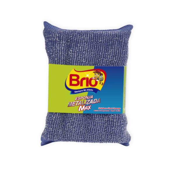 Esponja metalizada max Brio